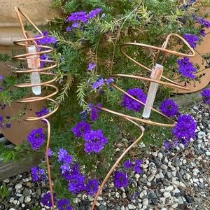 2 Electroculture Handmade Copper Wands